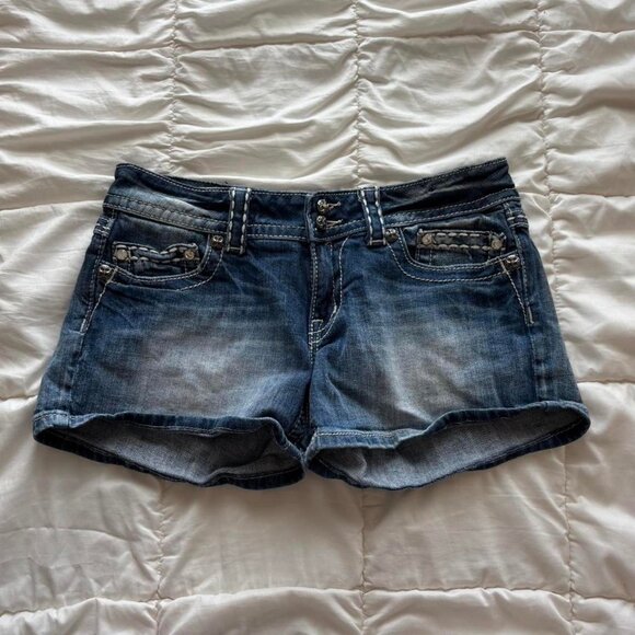 Perfect Miss Me Jean Shorts - Picture 1 of 4